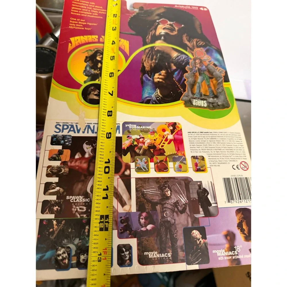 McFarlane Toys Janis Joplin Super Stage Figures 2000 Action Figure New In Box